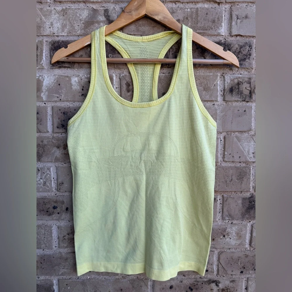 lululemon athletica Run Swiftly Racerback Tank Wild Lime 6